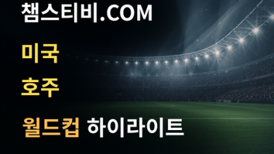미국 VS 호주 2:0 월드컵 하이라이트