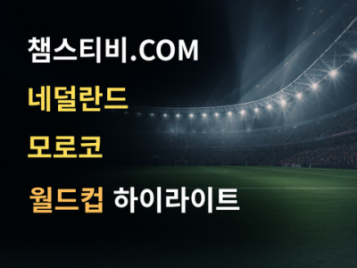 네덜란드 VS 모로코 3:4 월드컵 하이라이트